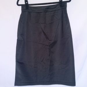 Genny by Gianni Versace Vintage Wool Pencil Skirt - Italian - Size 4 - 80s